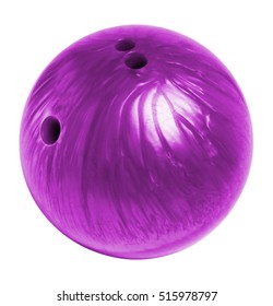 Bowling Ball On White Background