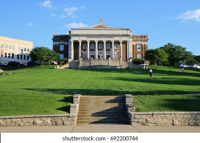 Bowling Green, Kentucky, United States. The Van Meter Hall Inside The Western Kentucky University.