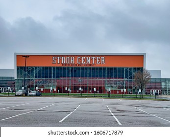Bowling Green, Ohio / USA - April 19, 2019: The Stroh Center At The Bowling Green State University.