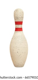 Bowling Pin On White Background