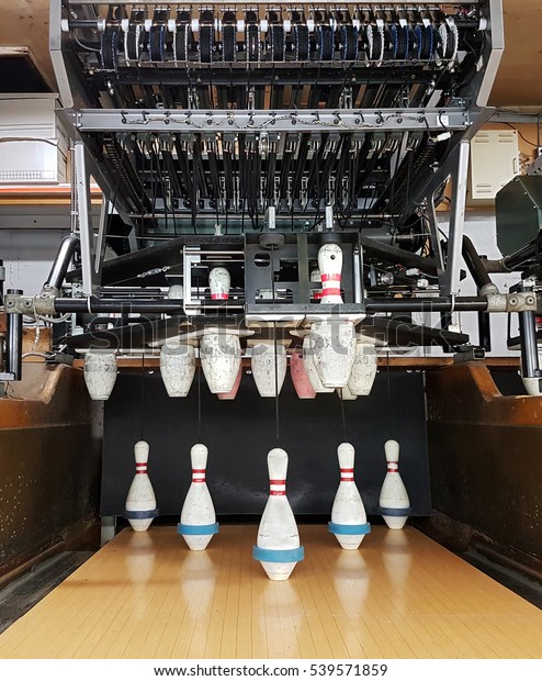 bowling pin setting machine for sale