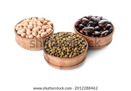 Similar – Image, Stock Photo Uncooked assorted legumes