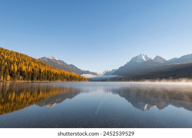 Bowman Lake, Glacier National Park, Montana, United States of America, North America - Powered by Shutterstock