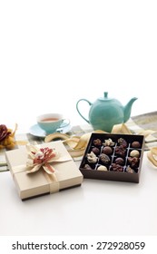 Box of assorted chocolate