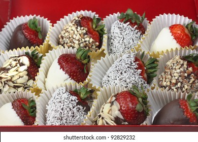 Box Of Chocolate Covered Strawberries