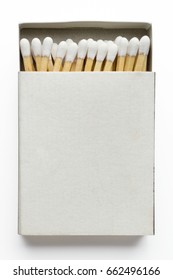 Box Of Matches, Isolated On White Background