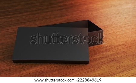 Box Mockups blank packaging box 3d rendering