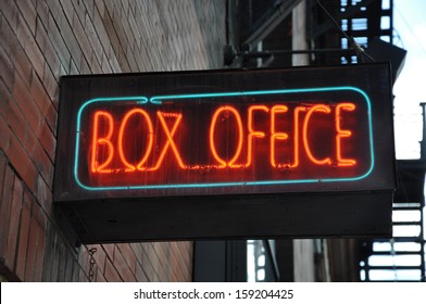 Box Office Lighted Sign