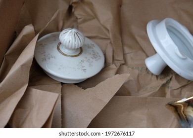 In A Box Is Old Fine China Dinnerware