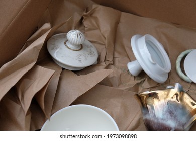 In A Box Is Old Fine China Dinnerware