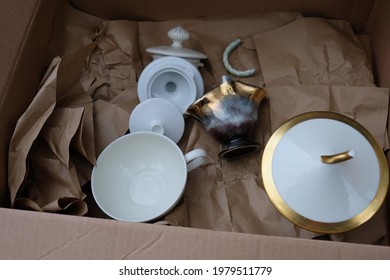 In A Box Is Old Fine China Dinnerware