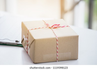 A Box on the table