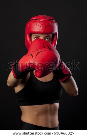 Boxer exercising