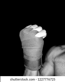 Boxer Fist Hand Wrap Protection Processed Stock Photo 1227776725 ...