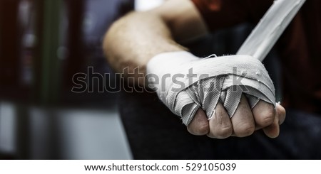 Boxer Hand Wraps Protection Knuckle Concept