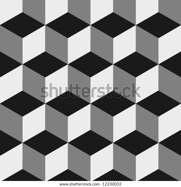 Boxes Optical Illusion Stock Photo (Edit Now) 12230032