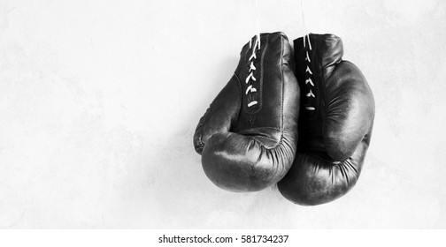 Boxing Gloves Border Stock Photo (Edit Now) 526328044