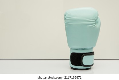 Boxing Gloves On Floor No Person In Sport Gear Concept