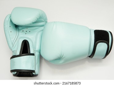 Boxing Gloves On Floor No Person In Sport Gear Concept