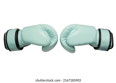 Boxing Gloves On Floor No Person In Sport Gear Concept