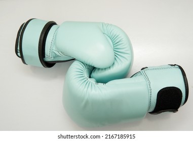 Boxing Gloves On Floor No Person In Sport Gear Concept