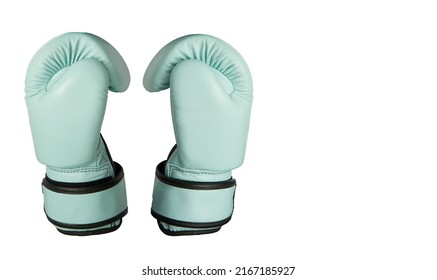 Boxing Gloves On Floor No Person In Sport Gear Concept