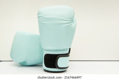 Boxing Gloves On Floor No Person In Sport Gear Concept