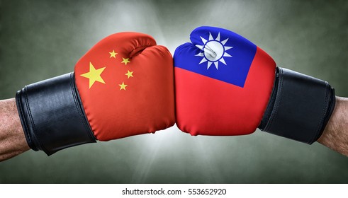 A Boxing Match Between China And Taiwan