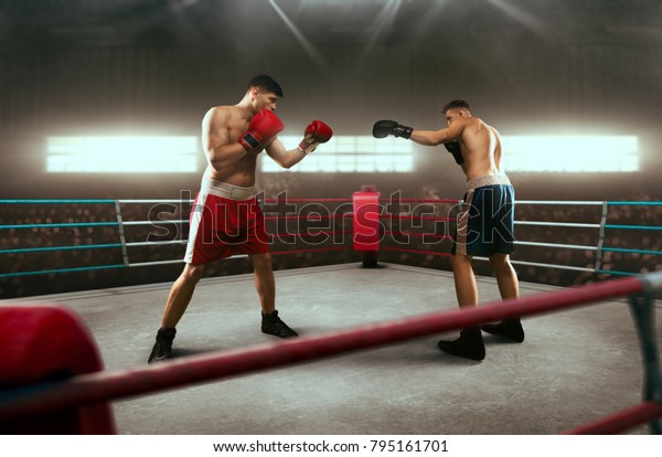 Boxing sparring\
ring