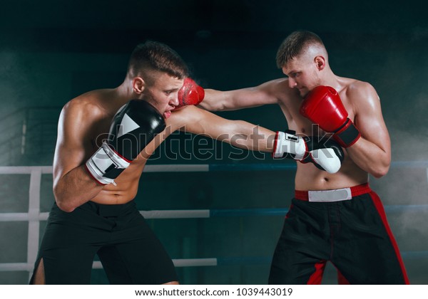 Boxing Training On Ring Stock Photo 1039443019 | Shutterstock