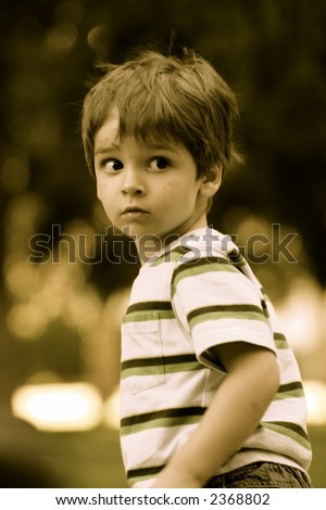 Similar – Image, Stock Photo Adorable small child Joy