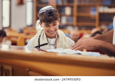 boy bar mitzva Jewish synagogue  