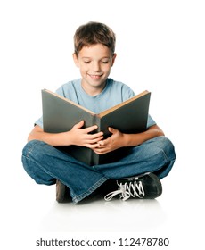 Boy Book On White Background Stock Photo 112478780 | Shutterstock