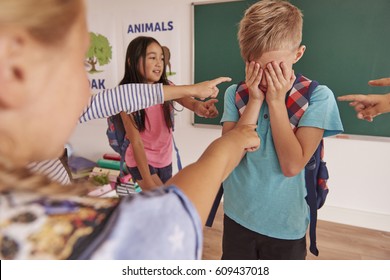 Boy Is Bullying By Children At School