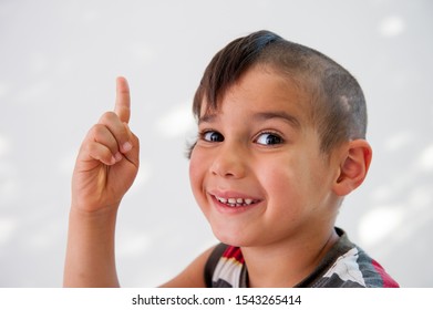 Boy With Crazy Hair Cut