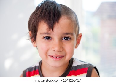 Boy With Crazy Hair Cut