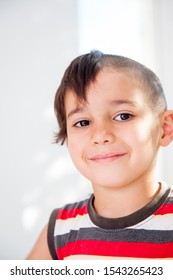 Boy With Crazy Hair Cut