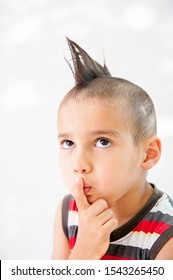 Boy With Crazy Hair Cut