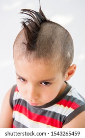 Boy With Crazy Hair Cut