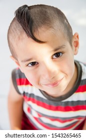 Boy With Crazy Hair Cut