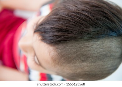 Boy With Crazy Hair Cut