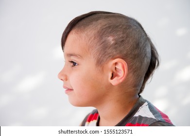 Boy With Crazy Hair Cut