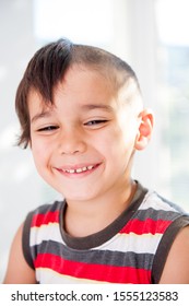 Boy With Crazy Hair Cut