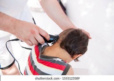 Boy With Crazy Hair Cut