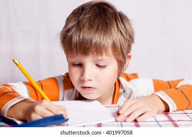 Boy Doing Homework Stock Photo 401997058 | Shutterstock