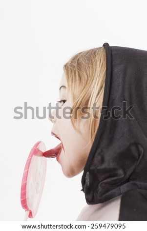 Similar – Image, Stock Photo lick me! Orange Cooking