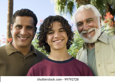 Boy with Father and Grandfather