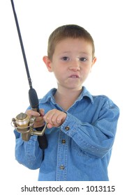 Boy With A Fishing Pole