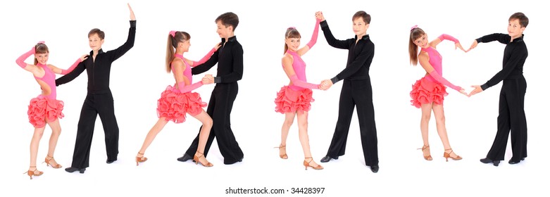 Boy Girl Dancing Ballroom Dance On Stock Photo 34428394 | Shutterstock