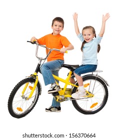 boys and girls cycle
